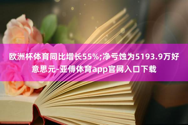 欧洲杯体育同比增长55%;净亏蚀为5193.9万好意思元-亚傅体育app官网入口下载